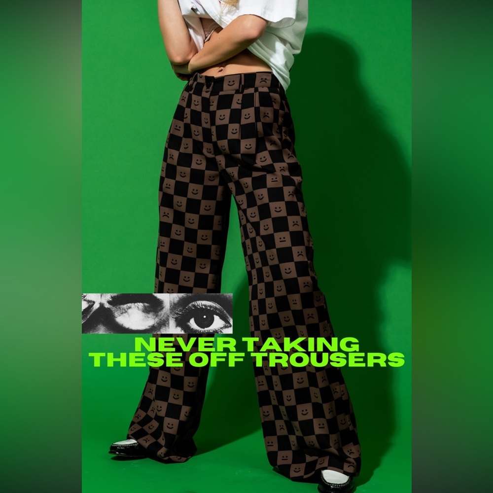 Dressed in LaLa never taking these off trousers in lots of feelings